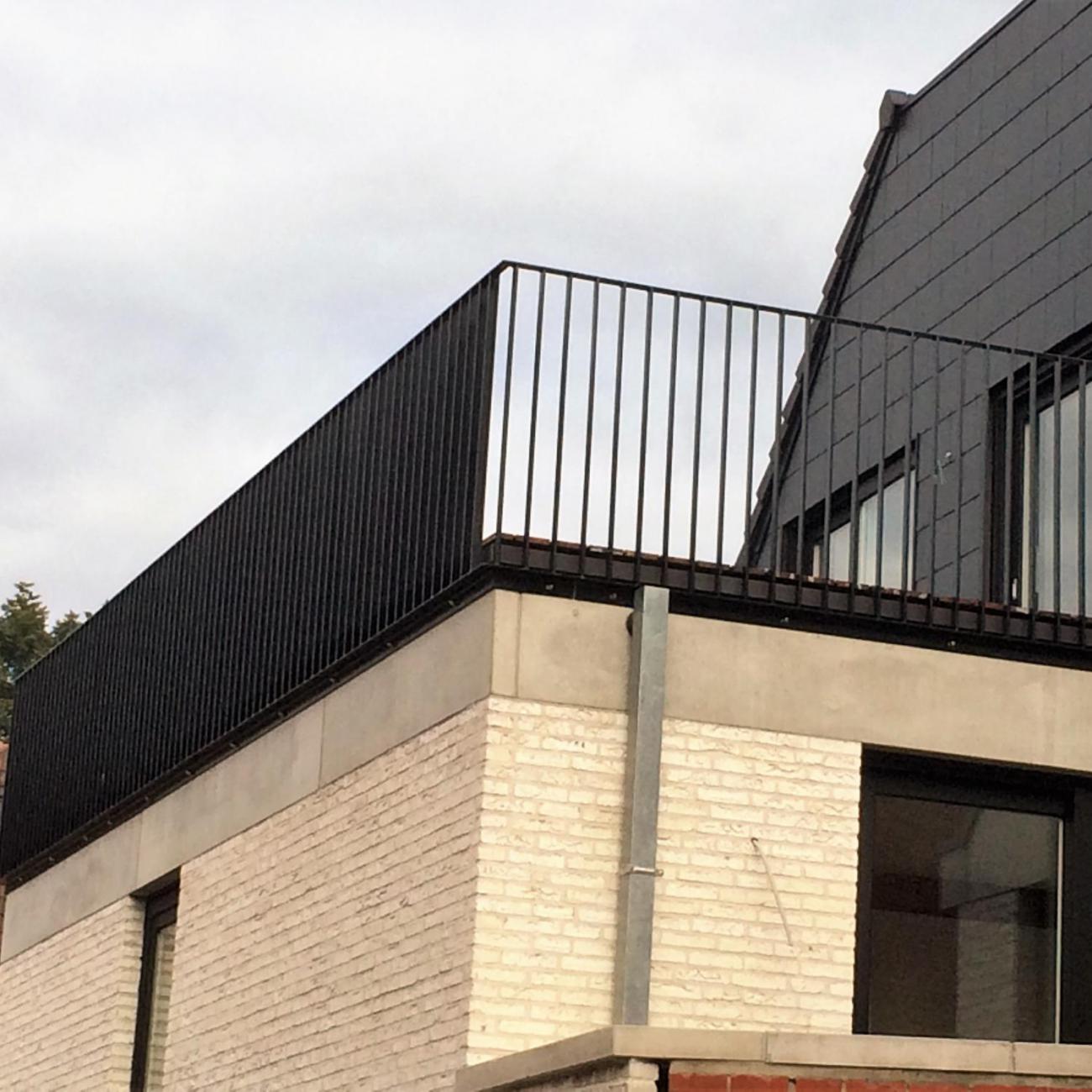 stalen terrasbalustrade