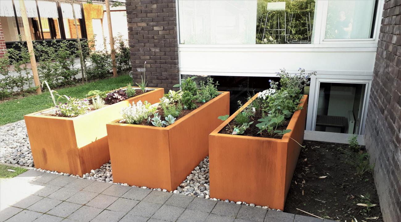 Cortenstaal plantenbak