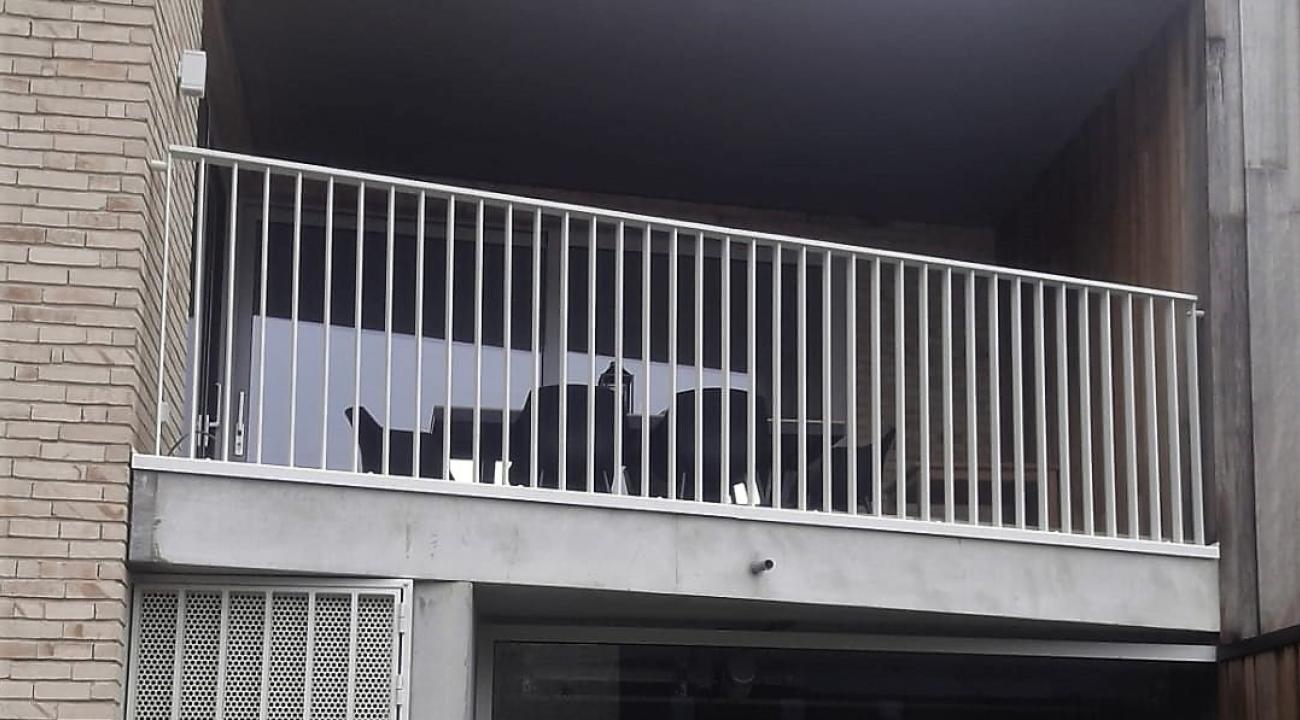 stalen terrasbalustrade