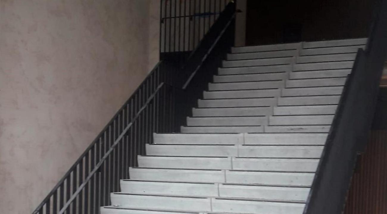 stalen trapbalustrade