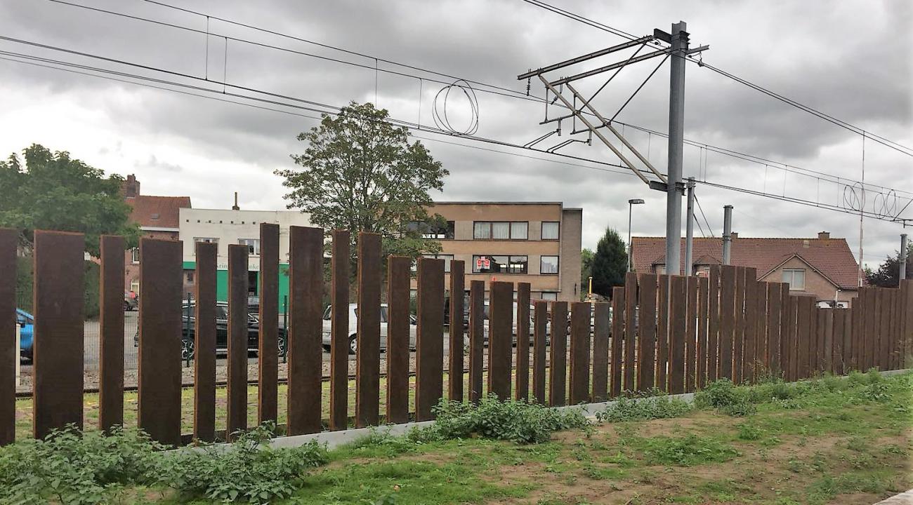 Cortenstaal omheining
