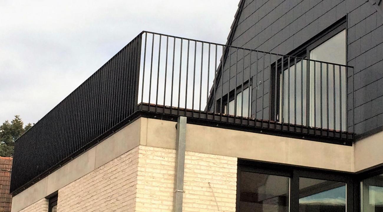 stalen terrasbalustrade