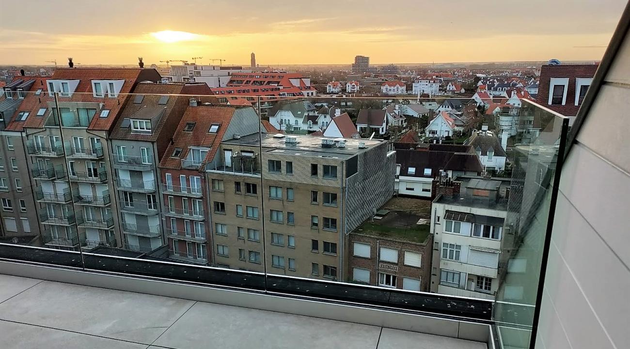 Glazen terrasbalustrade