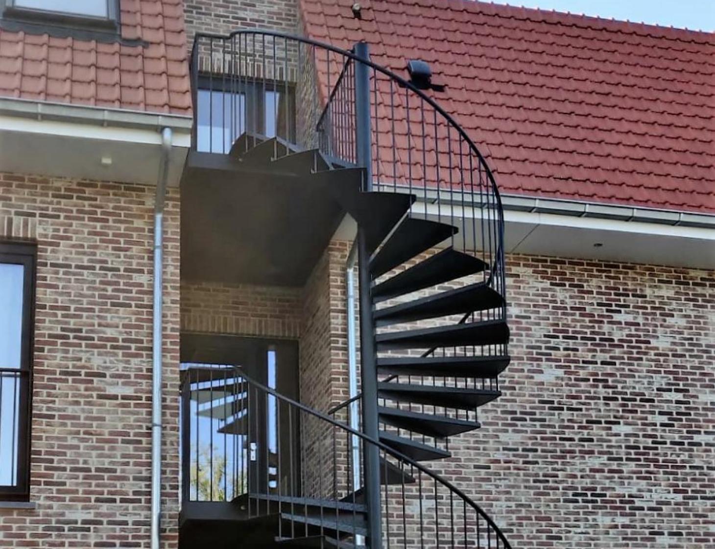 Stalen spiltrap
