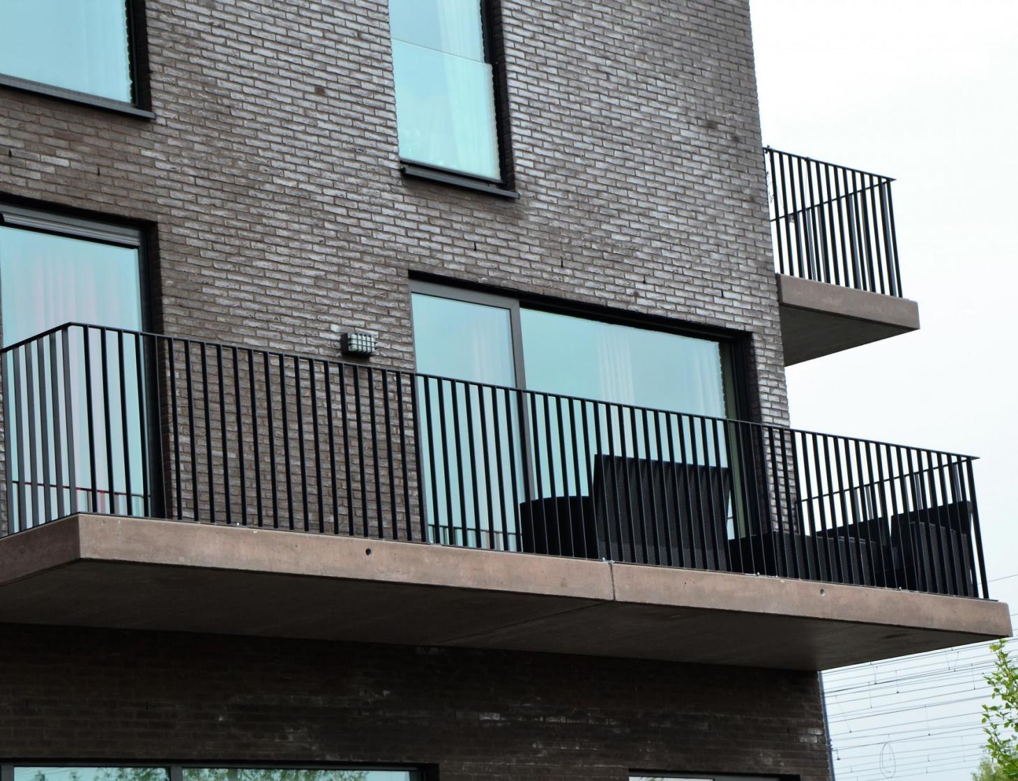 stalen terrasbalustrade