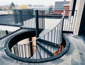 Stalen spiltrap